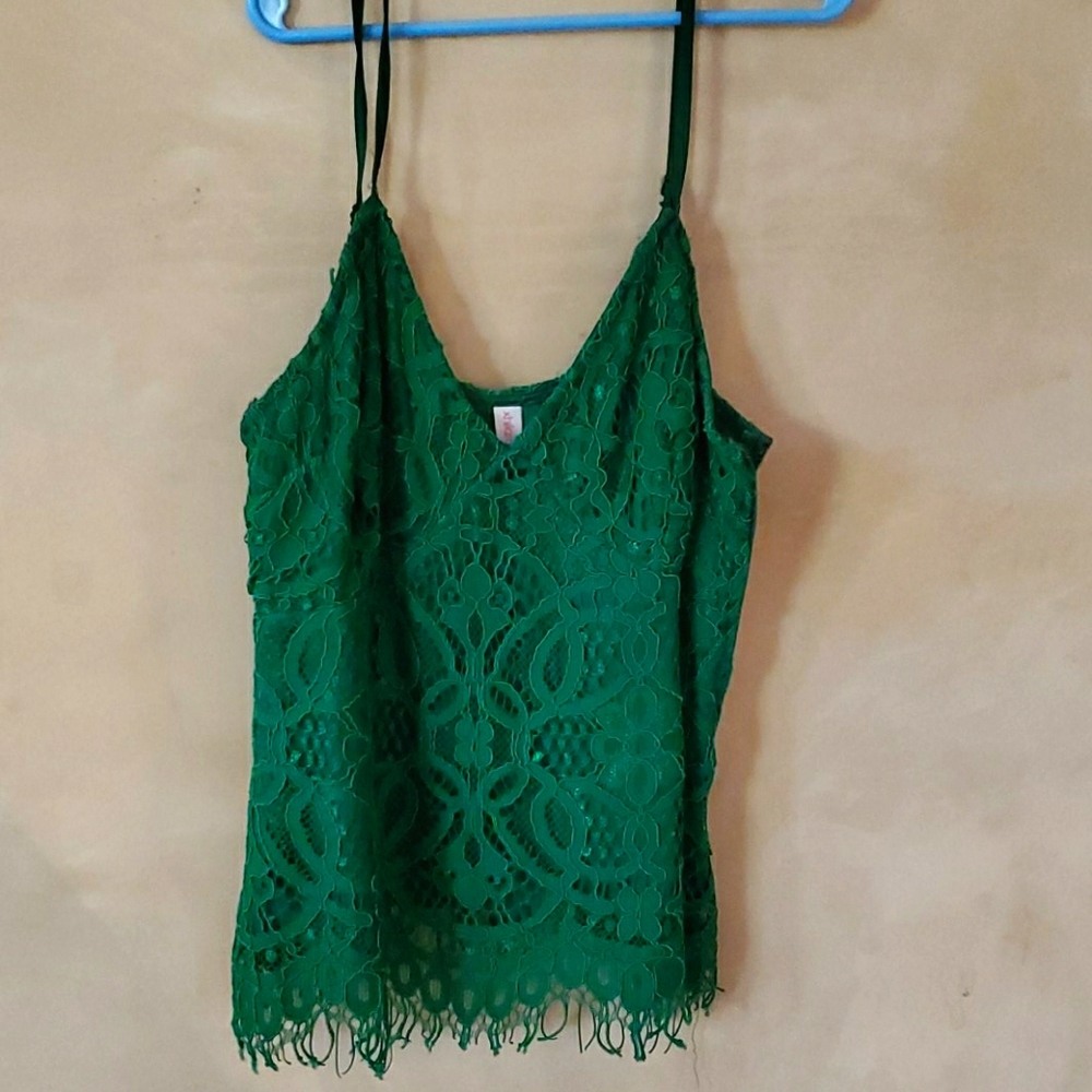 Lace tank top